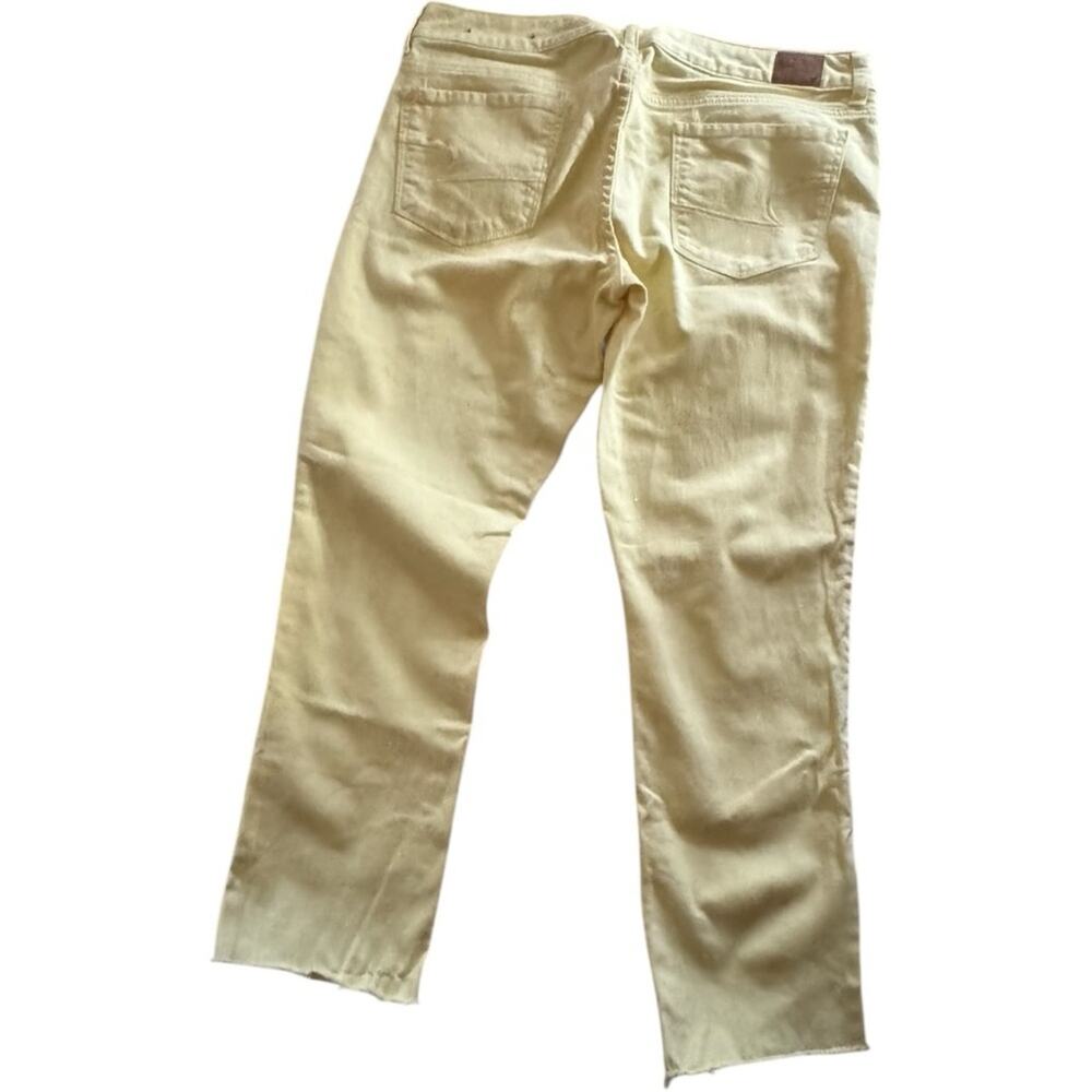 American Eagle OutfittersWomen’s  Light Yellow Stretch Pants Sz 12